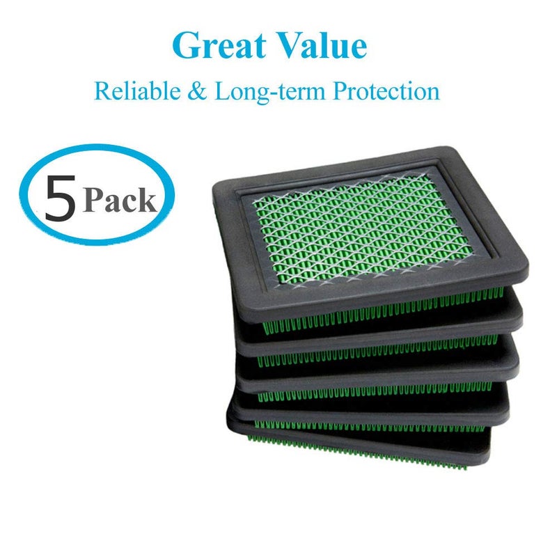 HEYZLASS 5Pack 17211-zl8-023 Air Filter, Compatible with Honda gc160 gcv160 gc190 gcv190 Engine Element and More, Lawn Mower Air Cleaner - Image 2